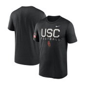USC Trojans Men's Nike Football Legend Military Black T-Shirt